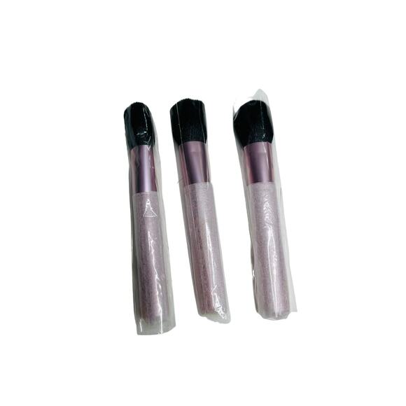 Mally Makeup Cosmetic Blush Brush Pink Bundle Set of 3 Beauty - Picture 1 of 8